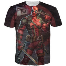  2017 New Arrive American Comic Badass Deadpool T-Shirt Tees - Ineffable Shop