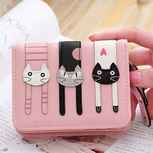  2017 New Women Cute Leather Cat Wallet - Ineffable Shop