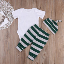 clothing 3PCS Harry Potter Newborn Muggle Print - Romper Bodysuit+Stripped + Pant + Hat Outfits - Ineffable Shop