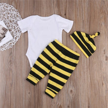 clothing 3PCS Harry Potter Newborn Muggle Print - Romper Bodysuit+Stripped + Pant + Hat Outfits - Ineffable Shop