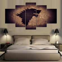 home decor 5 Pieces Game Of Thrones Stark Home Wall Decor - Ineffable Shop