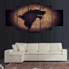 home decor 5 Pieces Game Of Thrones Stark Home Wall Decor - Ineffable Shop