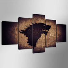 home decor 5 Pieces Game Of Thrones Stark Home Wall Decor - Ineffable Shop