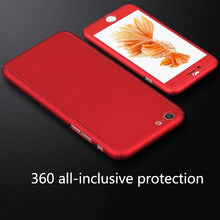 360 ULTRA THIN HARD IPHONE CASE + TEMPERED GLASS