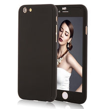 360 ULTRA THIN HARD IPHONE CASE + TEMPERED GLASS