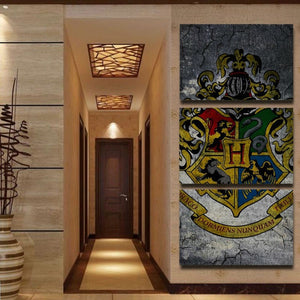 3 Pieces Hogwarts Badges Wall Decor