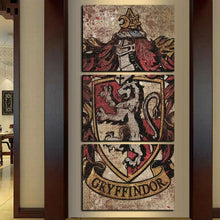 3 Pieces Gryffindor Badges Wall Decor